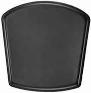 Coussin d'assise pour chaise de bar en cuir reconstitué noir ZigZag - Hans K - The Cool Republic