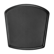 Coussin d'assise pour chaise de bar en cuir reconstitué noir ZigZag - Hans K - The Cool Republic