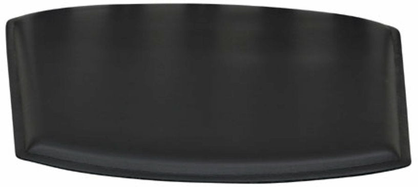 Coussin d'assise pour chaise en cuir reconstitué noir ZigZag - Hans K - The Cool Republic