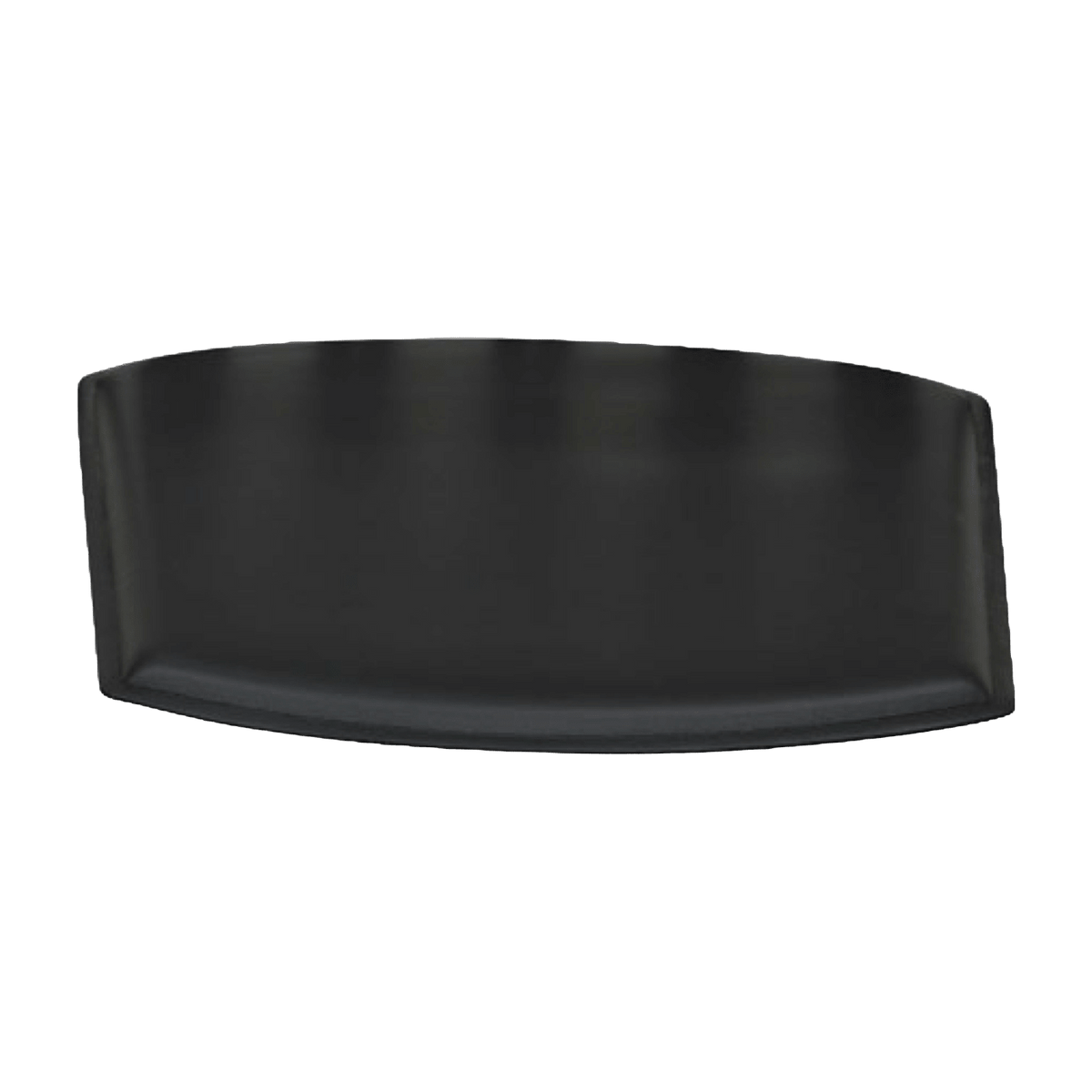 Coussin d'assise pour fauteuil en cuir reconstitué noir ZigZag - Hans K - The Cool Republic