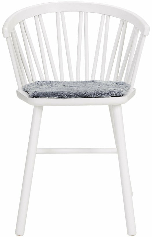 Coussin d'assise pour fauteuil en peau de mouton graphite ZigZag - Hans K - The Cool Republic