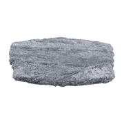 Coussin d'assise pour fauteuil lounge en peau de mouton graphite ZigZag - Hans K - The Cool Republic