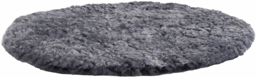 Coussin d'assise pour tabouret en peau de mouton graphite ZigZag - Hans K - The Cool Republic