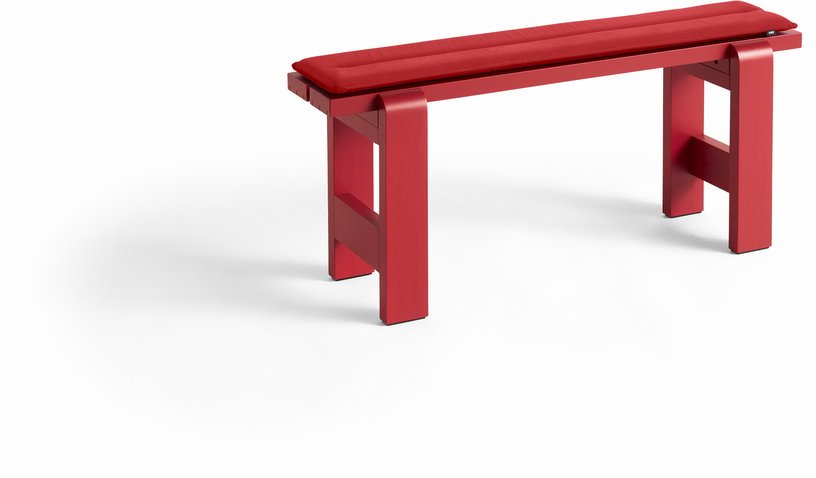 Coussin d'assise rouge 111 cm pour le banc Weekday - Hay - The Cool Republic