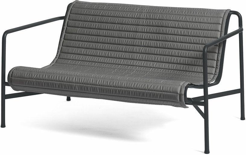 Coussin de canapé matelassé anthracite Palissade - HAY - The Cool Republic
