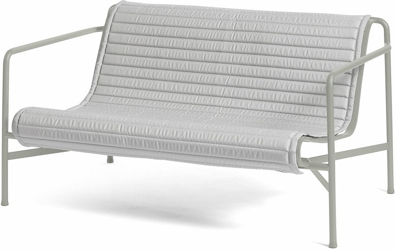 Coussin de canapé matelassé gris Palissade - HAY - The Cool Republic