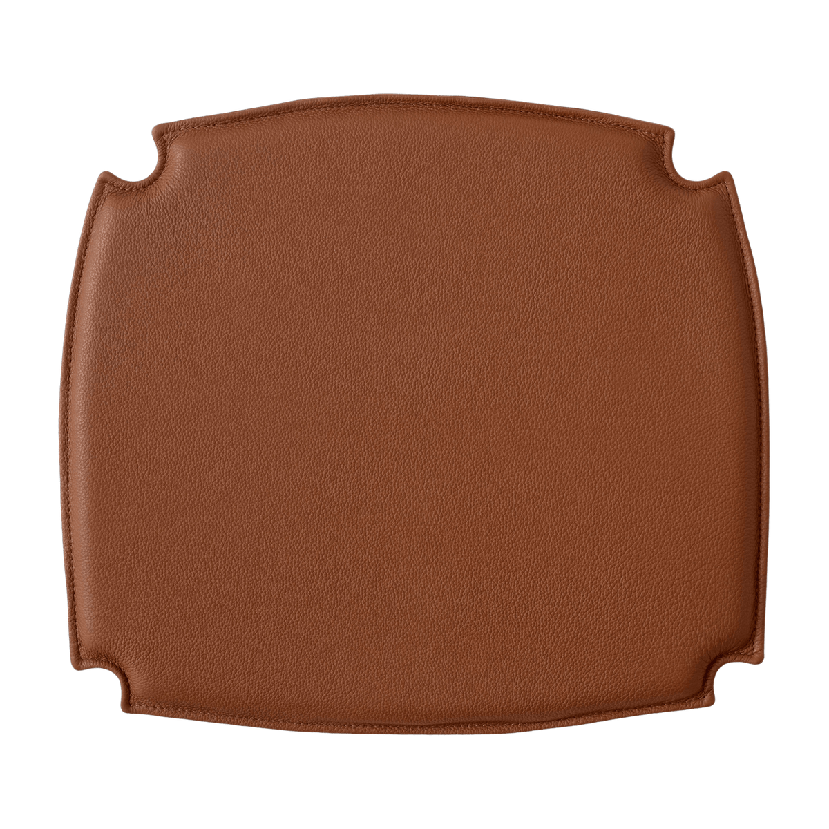 Coussin de chaise en cuir cognac 46 x 46 cm Drawn HM3 - &tradition - The Cool Republic