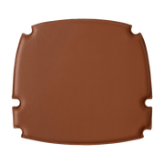 Coussin de chaise en cuir cognac 52 x 47 cm Drawn HM4 - &tradition - The Cool Republic