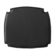 Coussin de chaise en cuir noir 46 x 46 cm Drawn HM3 - &tradition - The Cool Republic