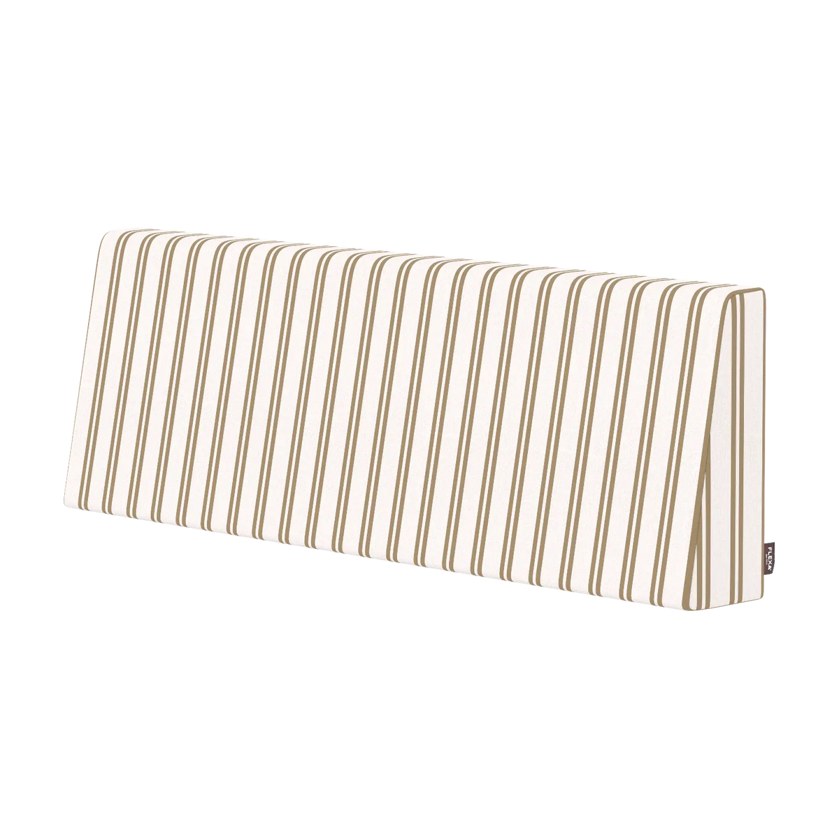 Coussin de lit pour enfant en coton blanc rayé 90x30cm Dawn - Flexa