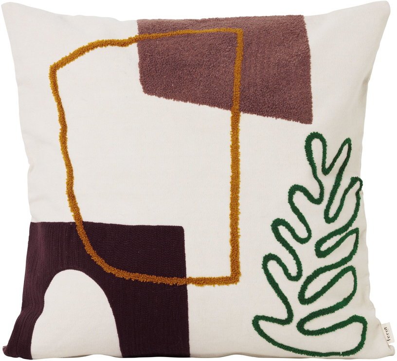 Coussin en coton blanc Mirage - Ferm Living - The Cool Republic