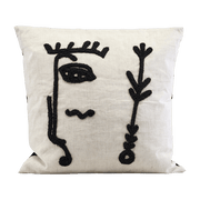 Coussin en lin beige avec garnissage Ingo - House Doctor - The Cool Republic
