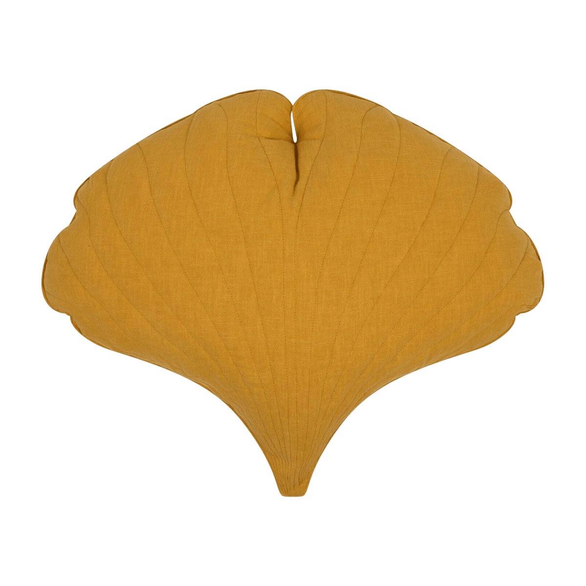 Coussin feuille de ginkgo en lin mango Ginkgo Bilboa - Moi Mili - The Cool Republic