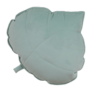 Coussin feuille en velours menthe poudré - Moi Mili - The Cool Republic