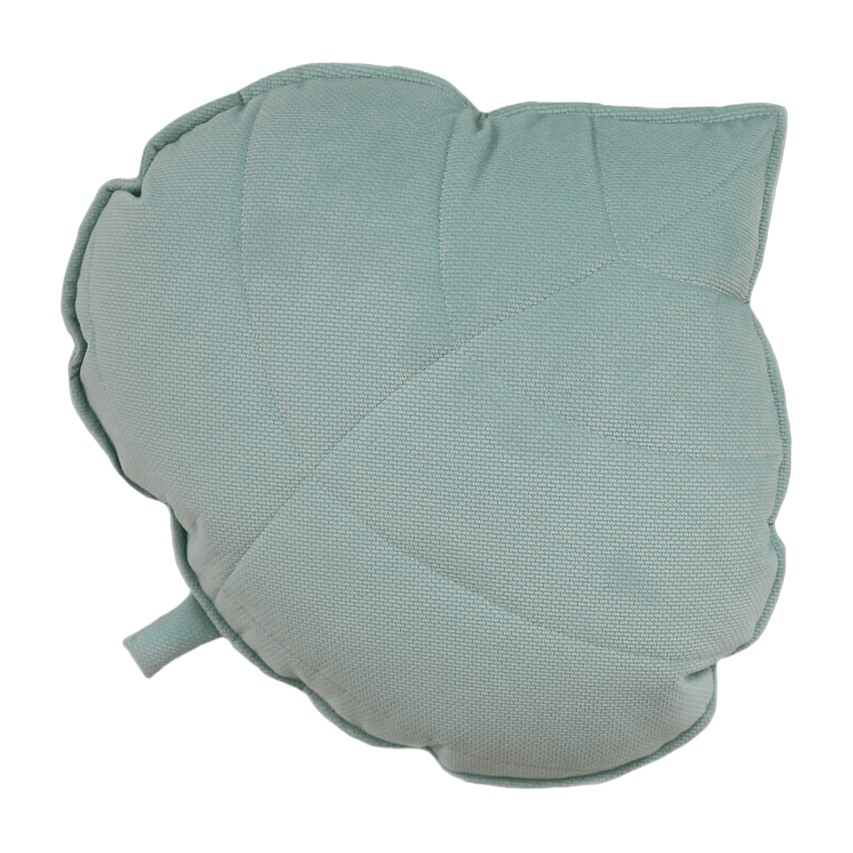 Coussin feuille en velours menthe poudré - Moi Mili - The Cool Republic