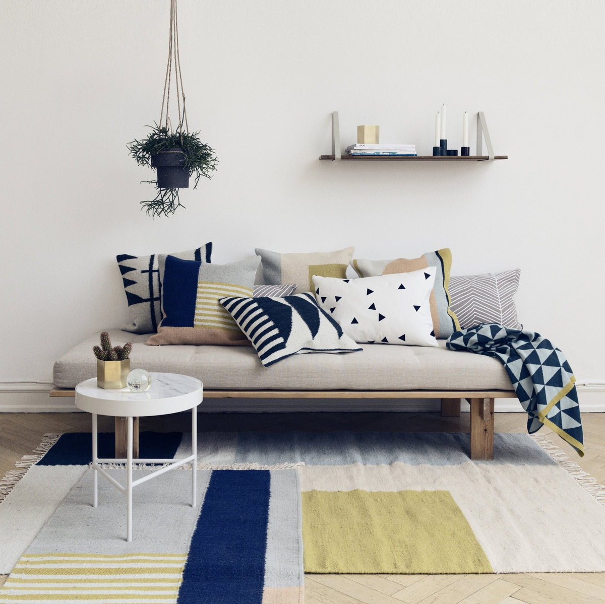 Coussin Kelim Squares 50x50cm - Ferm Living - The Cool Republic