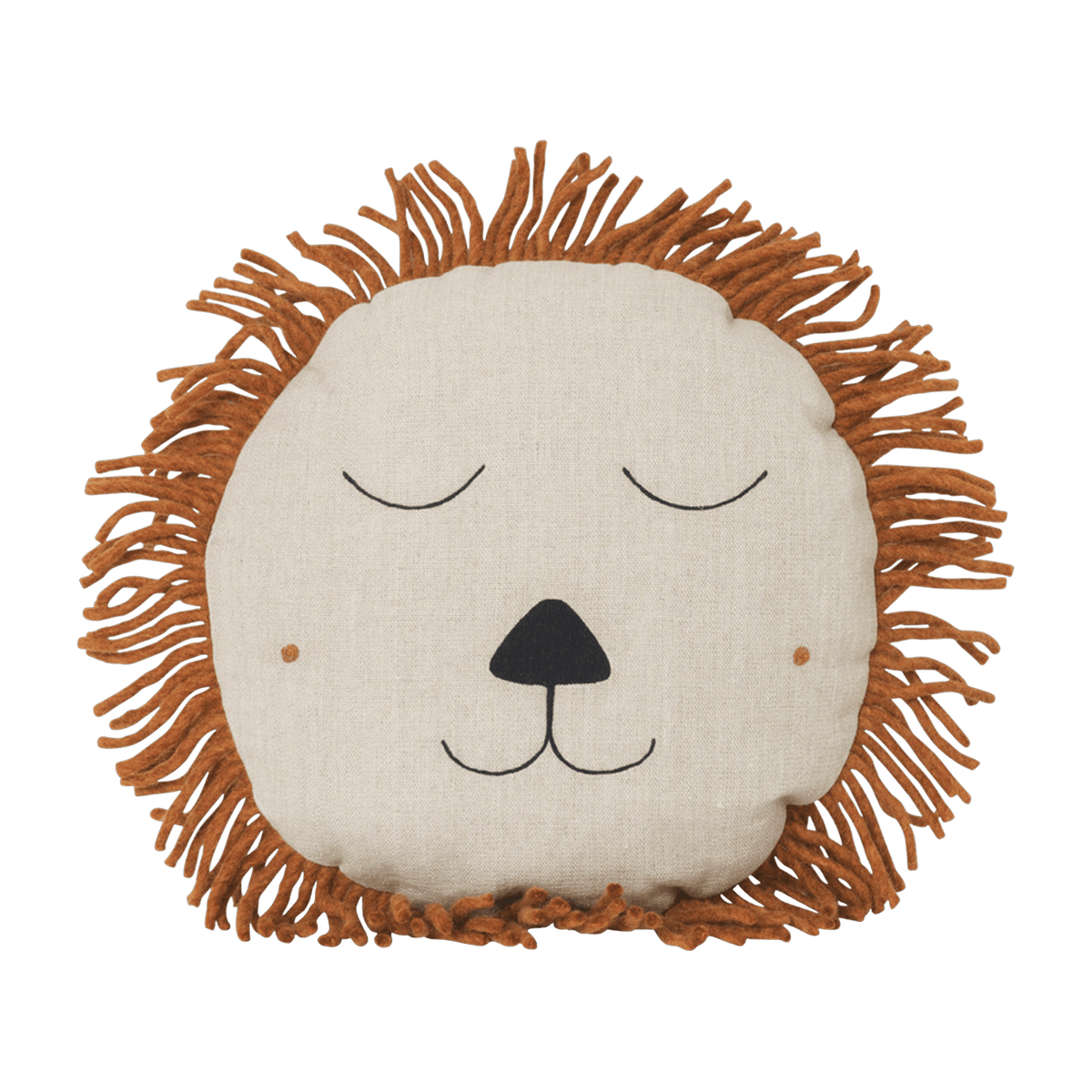 Coussin lion Safari - Ferm Living - The Cool Republic