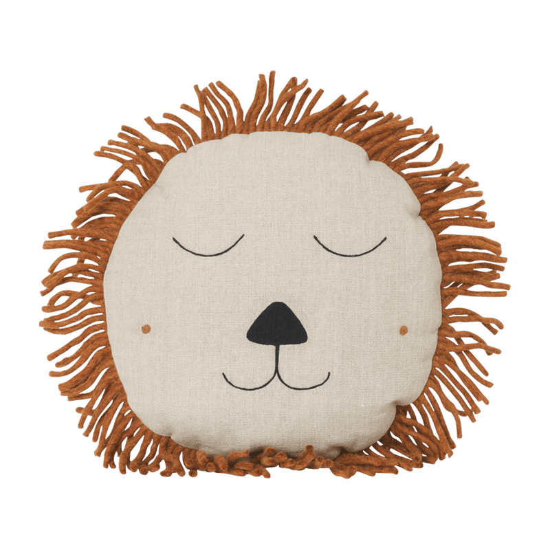 Coussin lion Safari - Ferm Living - The Cool Republic