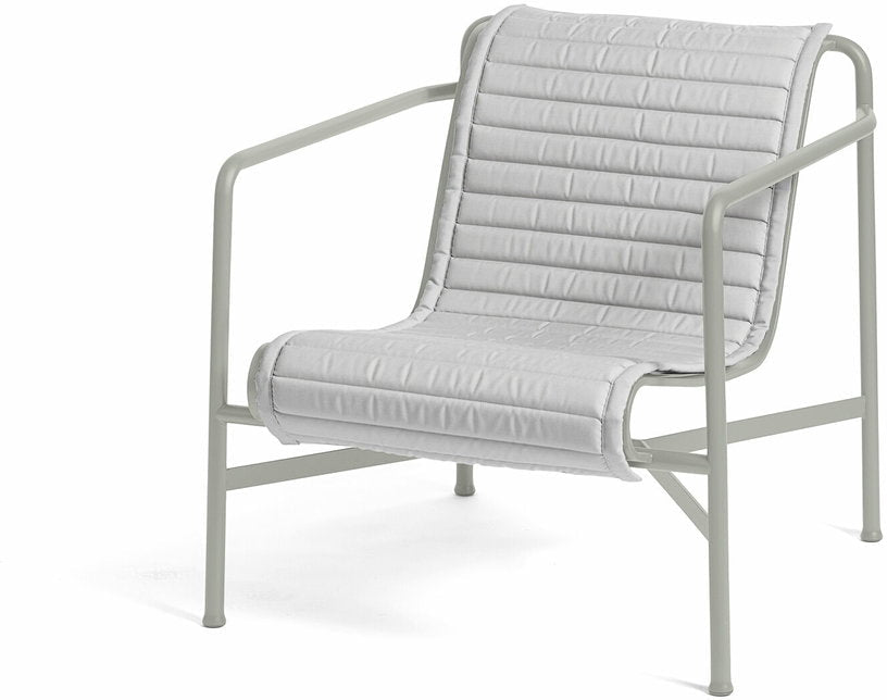 Coussin lounge chair low matelassé gris Palissade - HAY - The Cool Republic