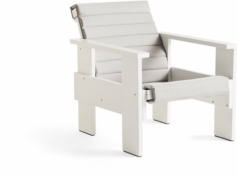 Coussin matelassé gris ciel pour la chaise longue Crate - Hay - The Cool Republic