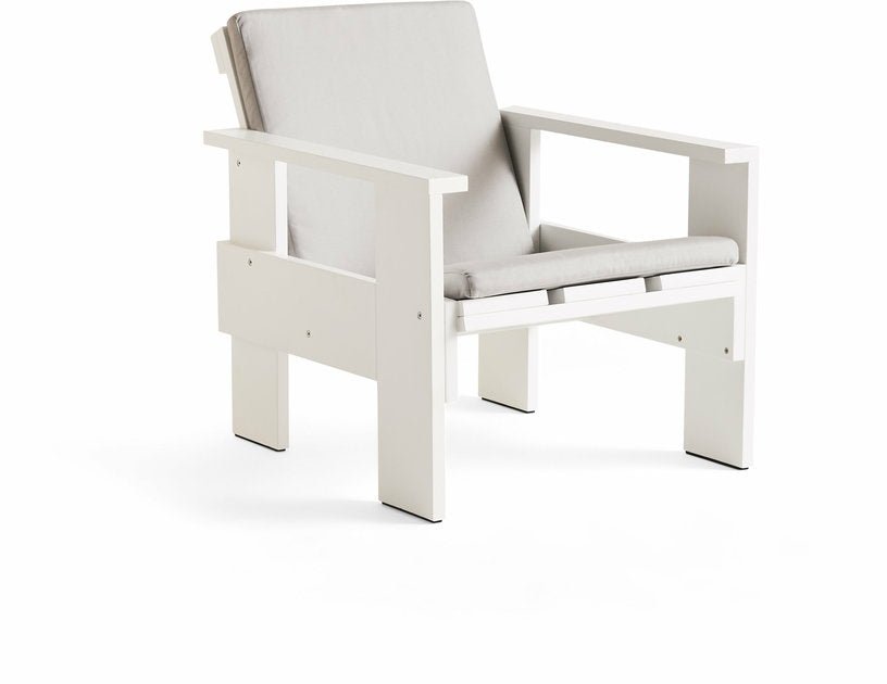 Coussin pliable gris ciel pour la chaise longue Crate - Hay - The Cool Republic