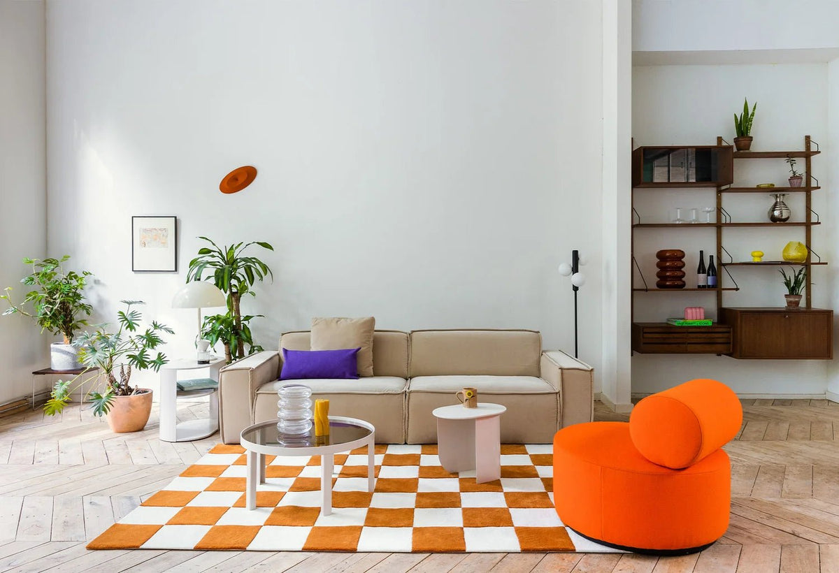 Coussin rectangulaire en laine lilas 30x60cm Eli - Fest Amsterdam - The Cool Republic