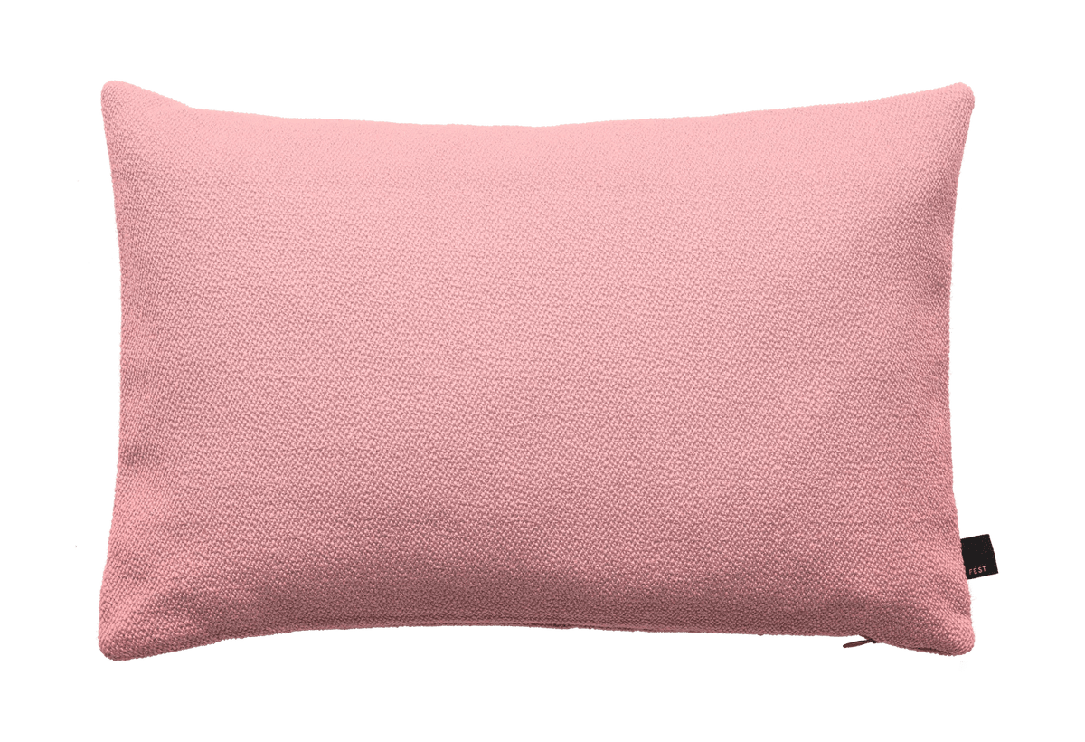 Coussin rectangulaire en laine rose 30x45cm Cleo - Fest Amsterdam - The Cool Republic