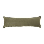 Coussin rectangulaire en velours vert Bean - Emko - The Cool Republic