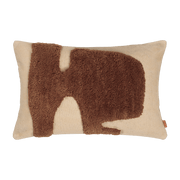 Sand and candy cane rectangular cushion Lay - Ferm Living - The Cool Republic