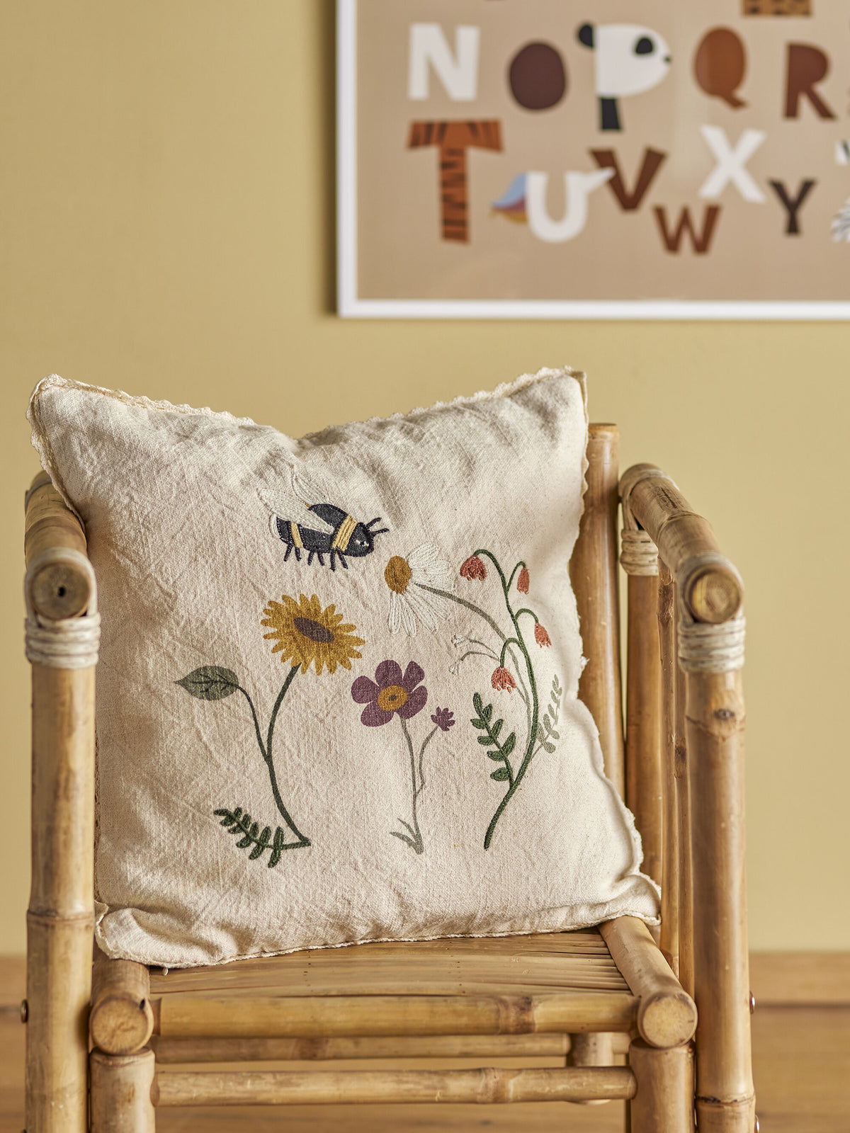 Coussin Tibbe Nature Coton - Bloomingville Mini
