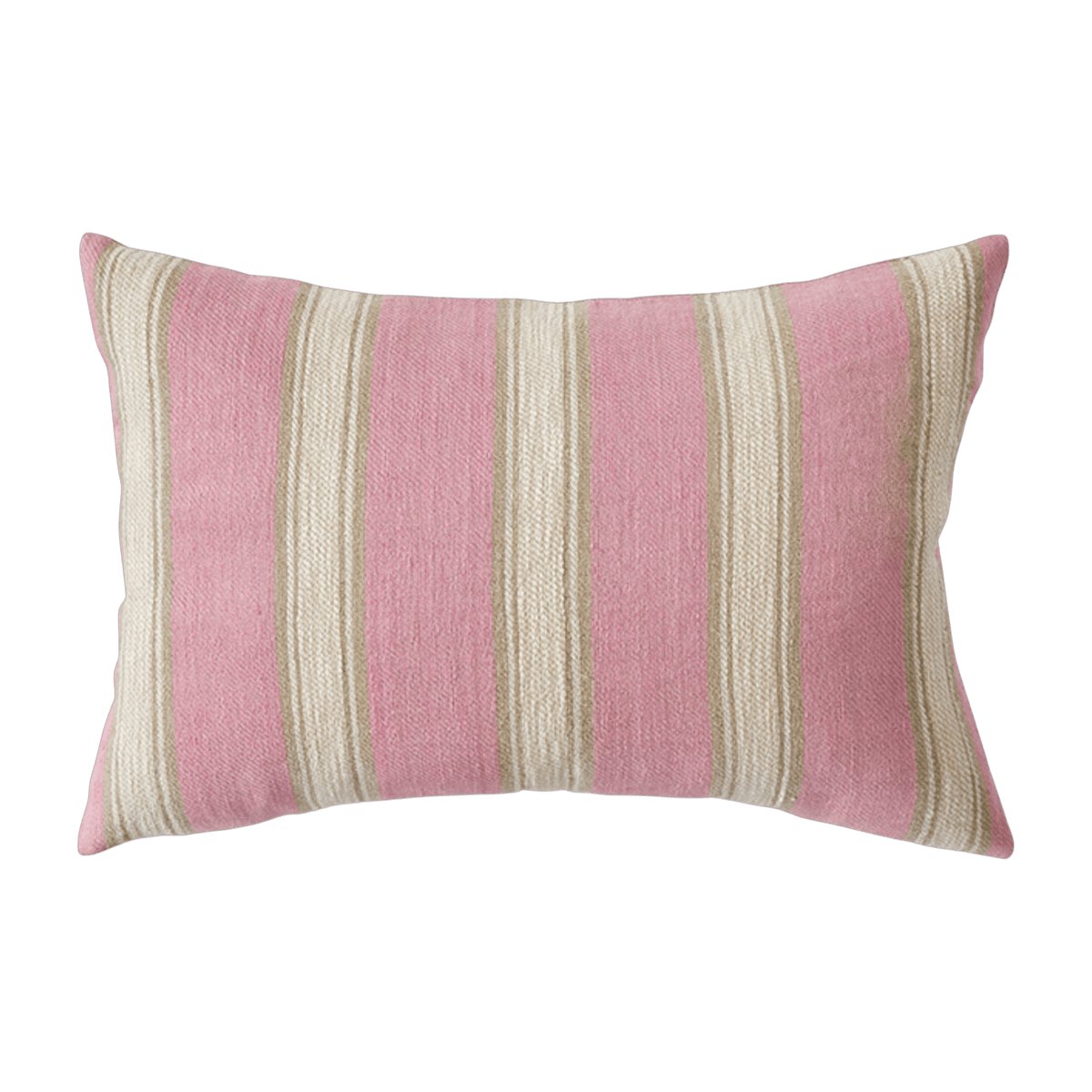Coussin tissé à rayures Blush 60X40Cm - HKLIVING - The Cool Republic