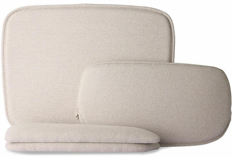 Coussins écrus pour chaise avec accoudoirs Wire - HKliving - The Cool Republic