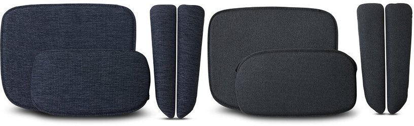 Coussins gris foncé pour chaise avec accoudoirs Wire - HKliving - The Cool Republic