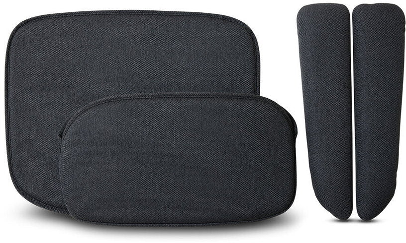 Coussins gris foncé pour chaise avec accoudoirs Wire - HKliving - The Cool Republic