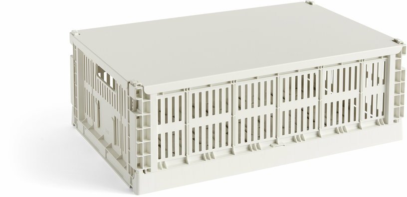 Couvercle pour colour crate off - white L - Hay - The Cool Republic