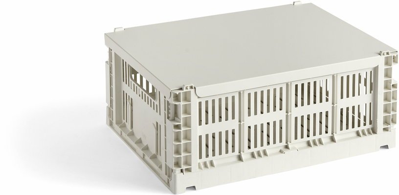 Couvercle pour colour crate off - white M - Hay - The Cool Republic