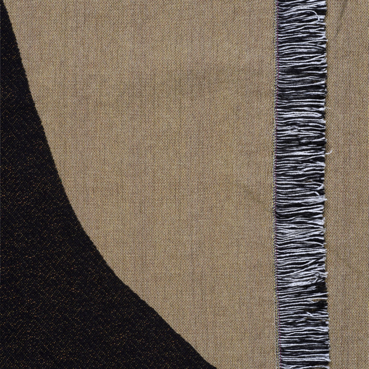 Couverture en coton beige Vista - Ferm Living - The Cool Republic