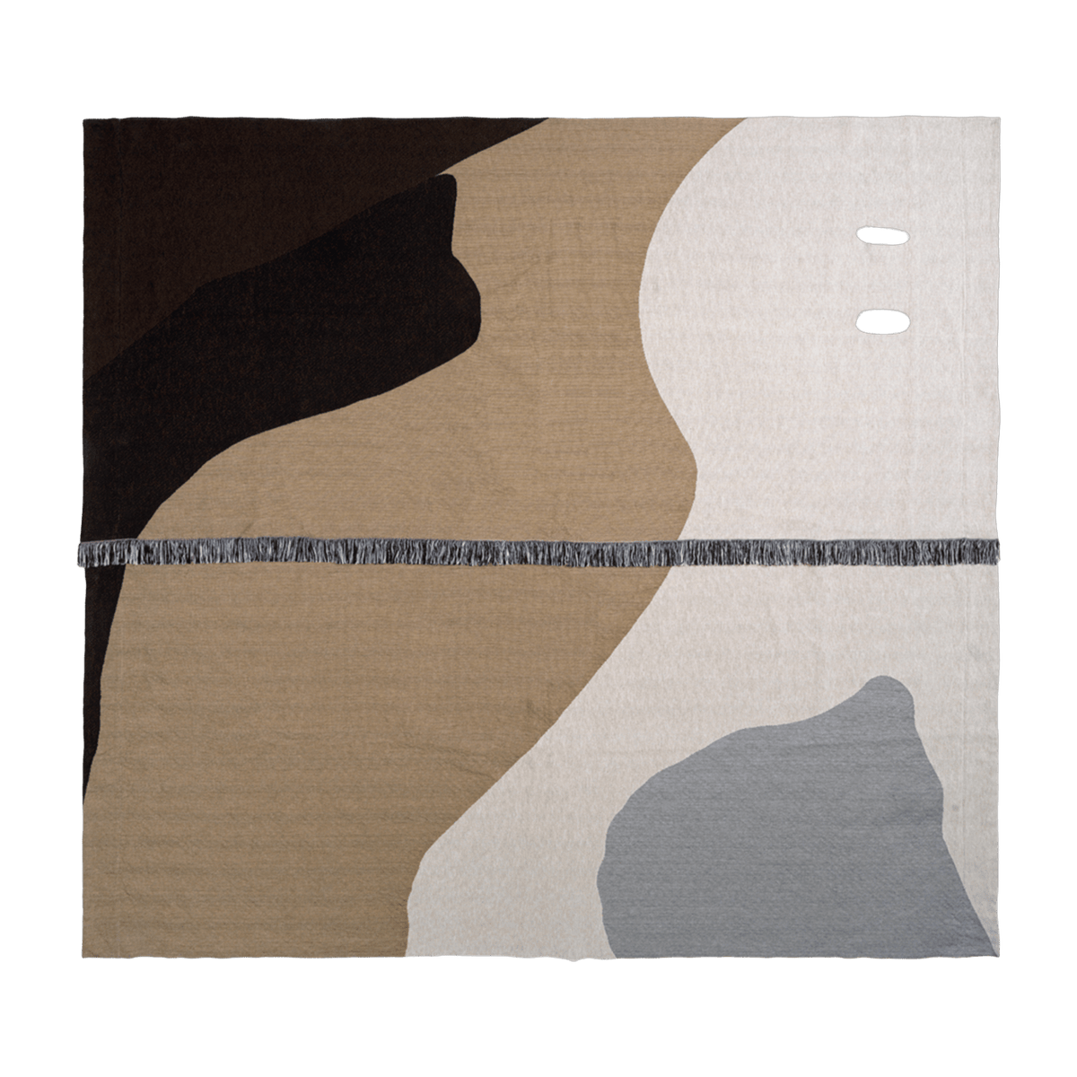 Couverture en coton beige Vista - Ferm Living - The Cool Republic