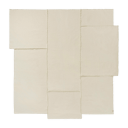 Couvre-lit en coton beige 272x264 cm Offset - Ferm Living - The Cool Republic
