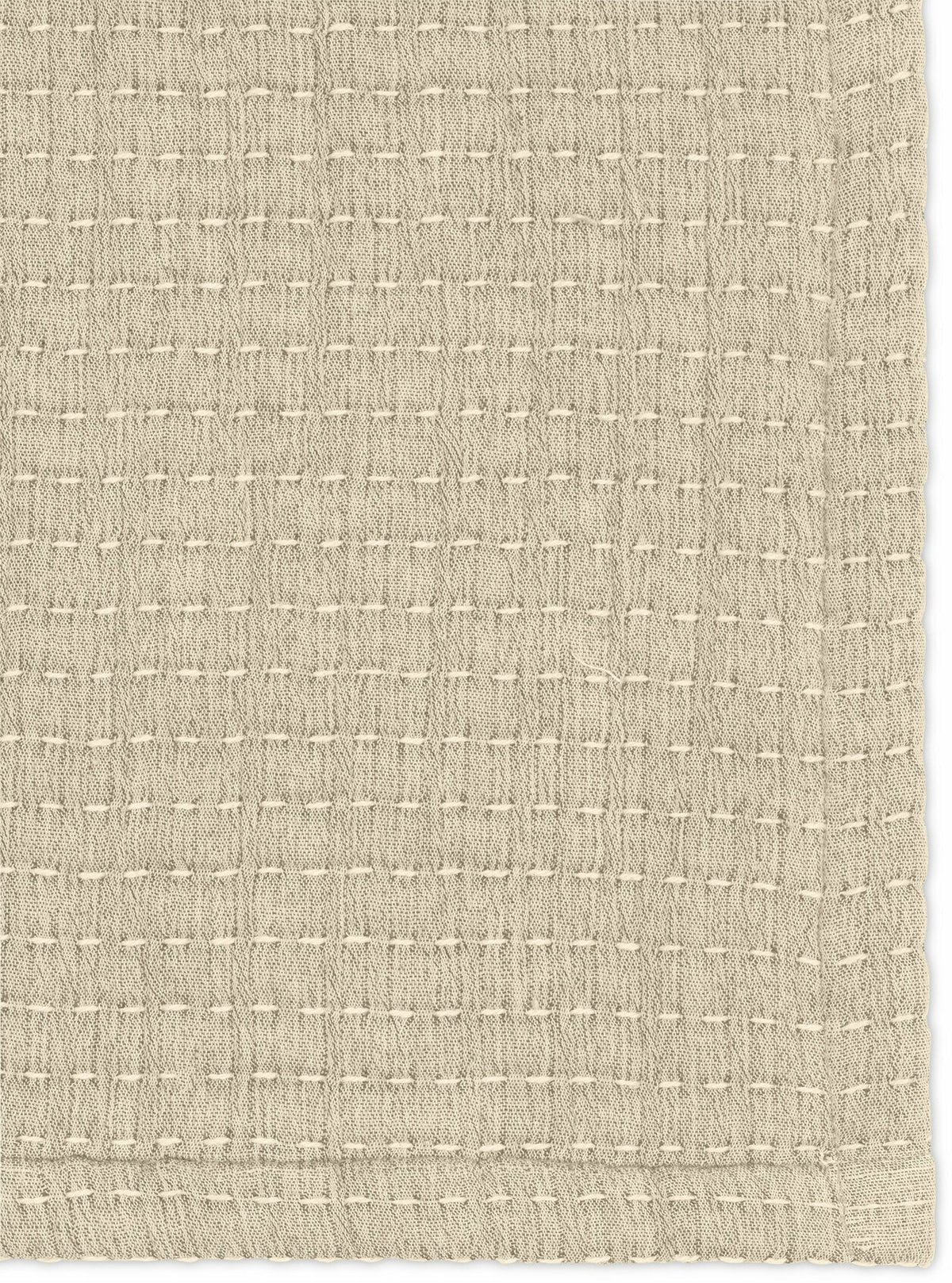Couvre-lit en coton couleur sable 240 x 250 cm Daze - Ferm Living - The Cool Republic