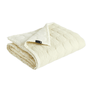 Ivory cotton bedspread 235 x 245 cm Mega Dot - Hay - The Cool Republic