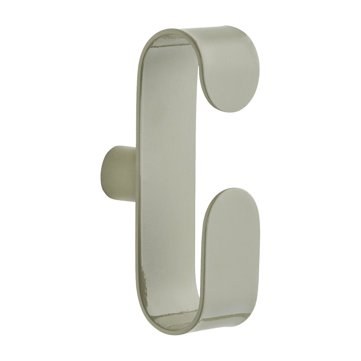 Crochet en fer gris clair 10 cm Sempre - Hübsch - The Cool Republic