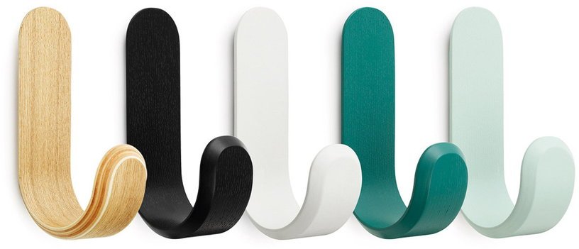 Crochet en frêne naturel Curve Ash - Normann Copenhagen - The Cool Republic