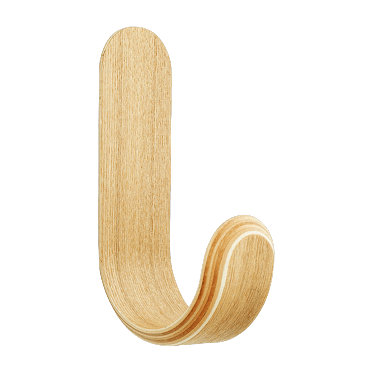 Crochet en frêne naturel Curve Ash - Normann Copenhagen - The Cool Republic