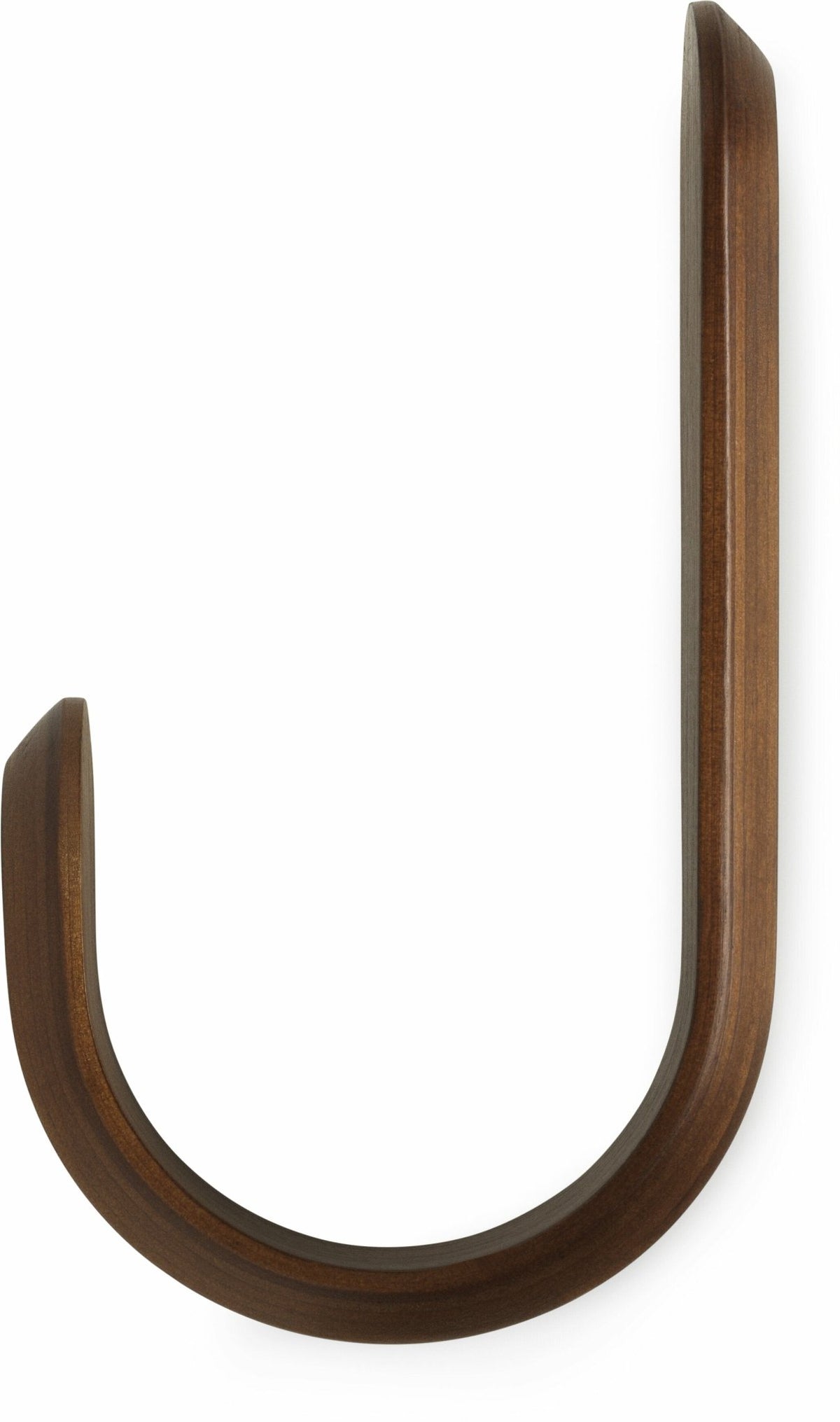 Crochet en noyer marron Curve Walnut - Normann Copenhagen - The Cool Republic