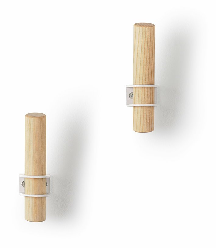 Crochets torche blancs set de 2 - Emko - The Cool Republic