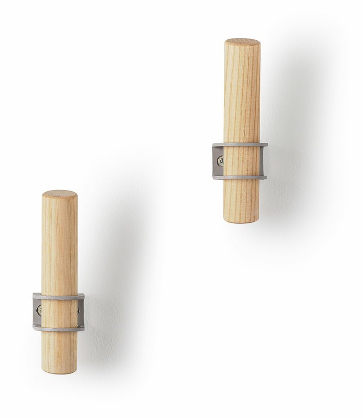 Crochets torche gris set de 2 - Emko - The Cool Republic