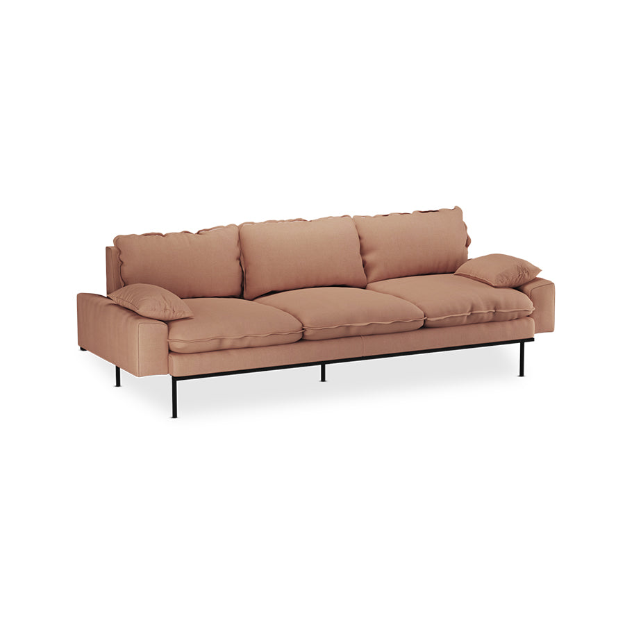 Divano 4 posti Lino Dusty Rose - HKLIVING
