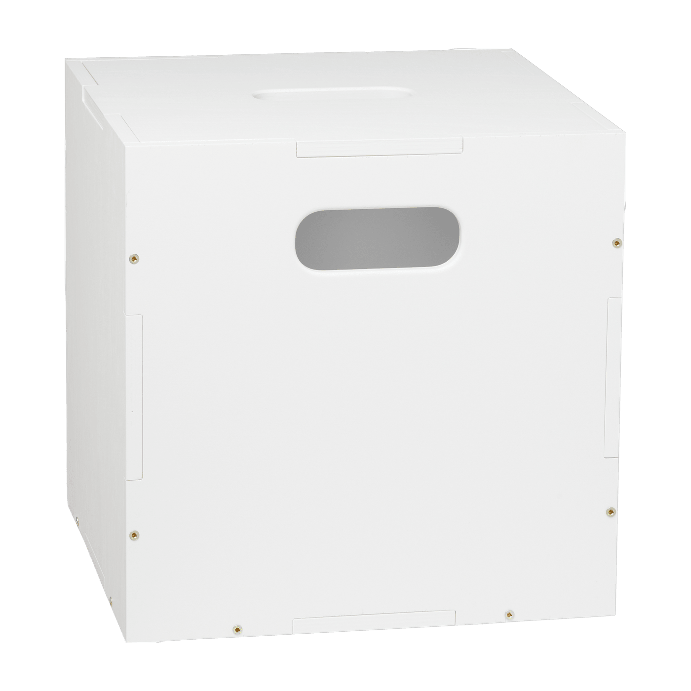 Cube de rangement blanc en bois - Nofred - The Cool Republic