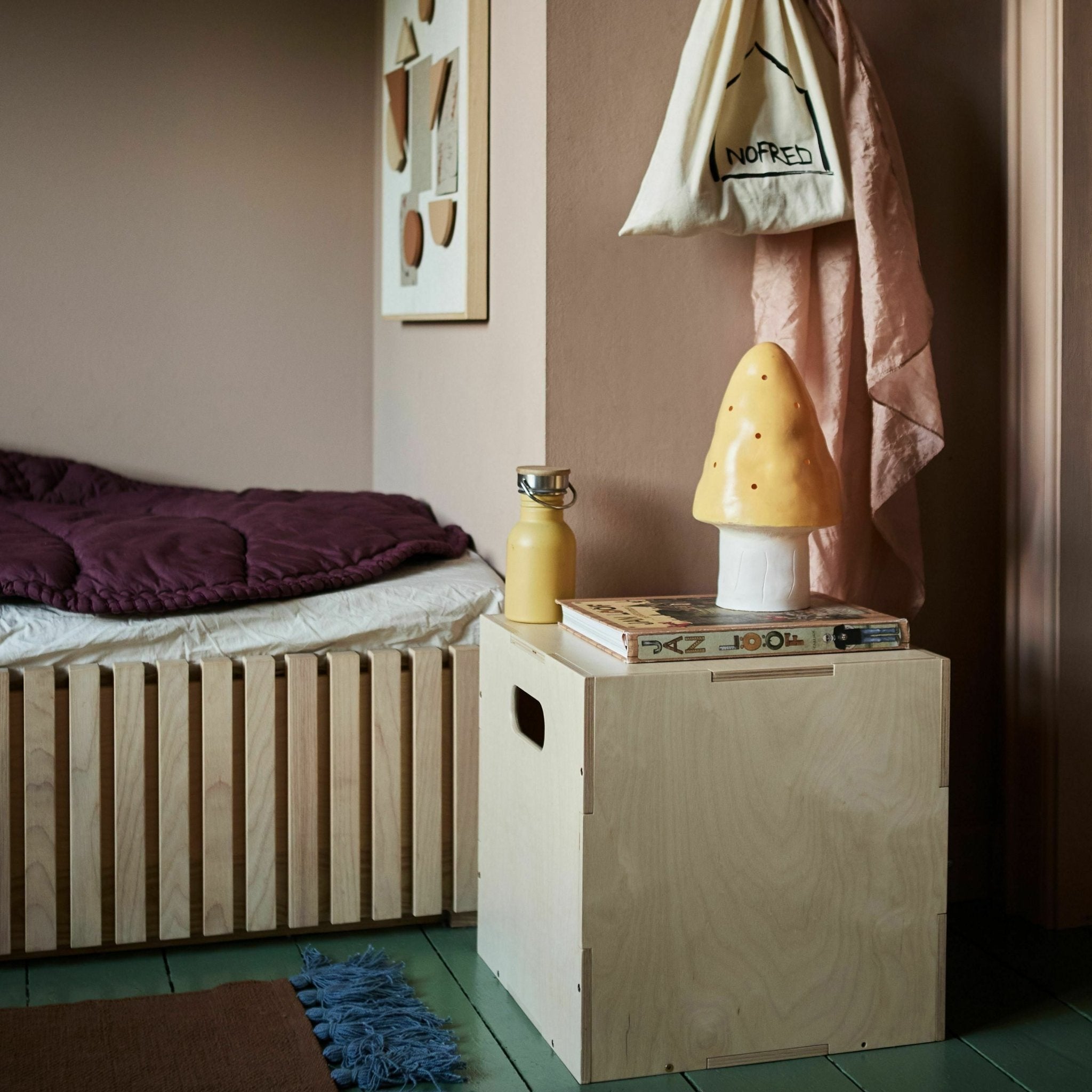 Cube de rangement en bois - Nofred - The Cool Republic